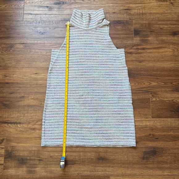 Anthropologie Akemi + Kin Sleeveless Striped Cowl Neck Shift Dress Size Small - Picture 6 of 10